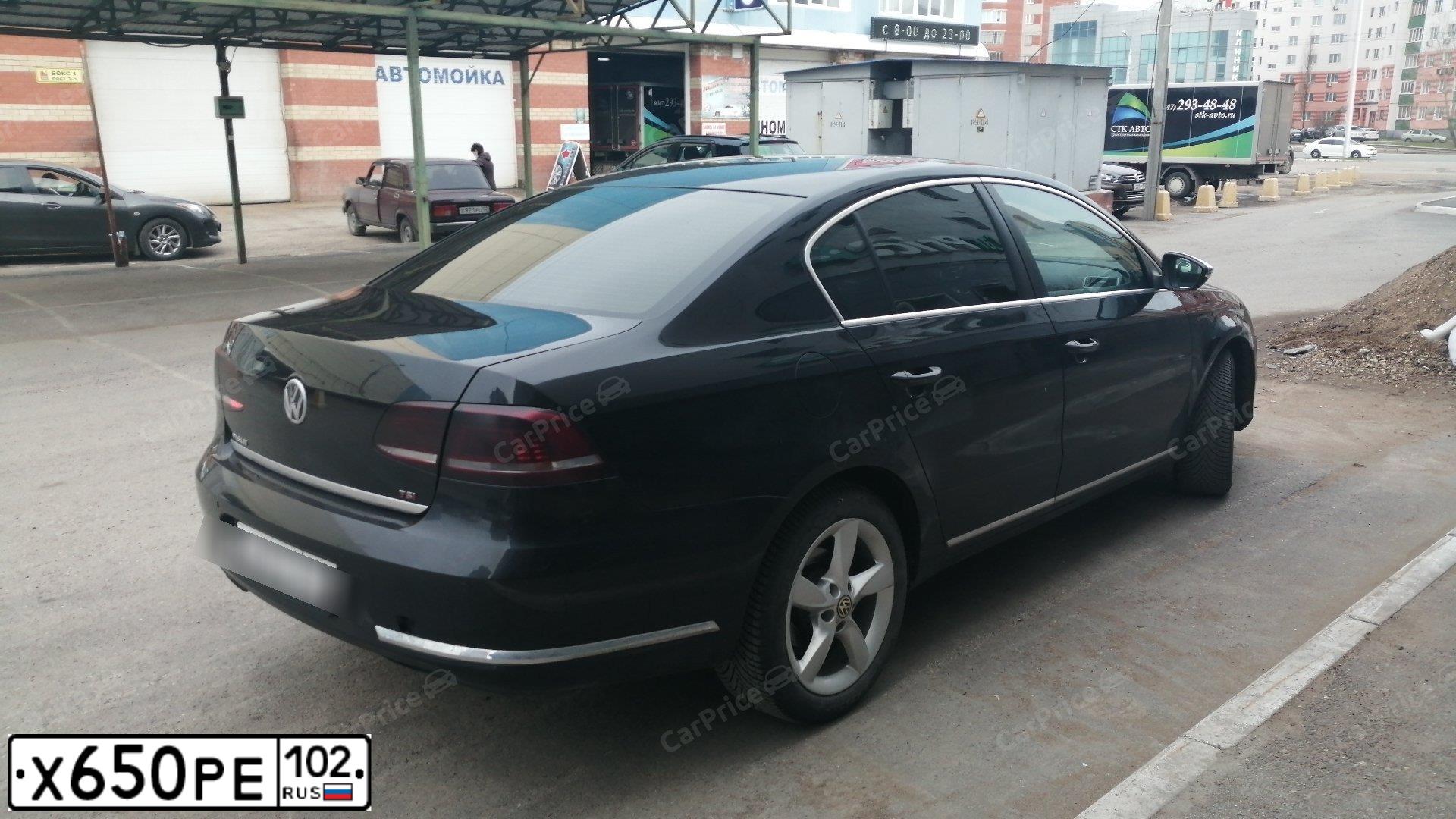 Фото автомобиля VOLKSWAGEN PASSAT, 2012 — госномер Н237АХ774. Цвет: ЧЕРНЫЙ