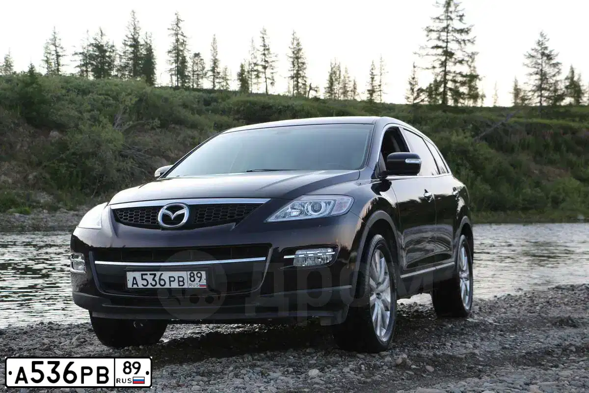 Фото автомобиля MAZDA CX-9, 2008 — госномер А536РВ89. Цвет: ТЕМНО-ВИШНЕВЫЙ