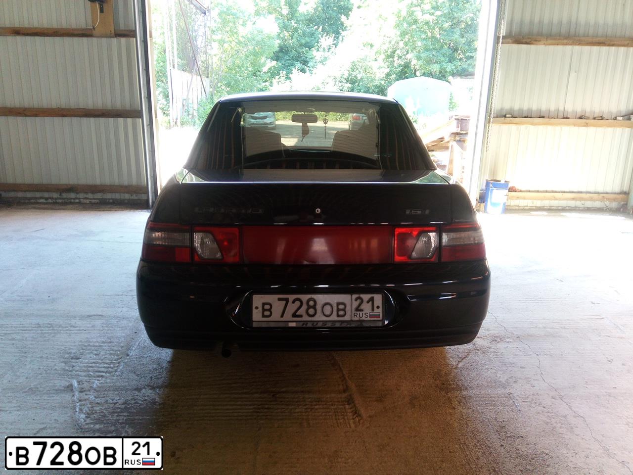 Фото автомобиля LADA 2110, 2007 — госномер В728ОВ21. Цвет: ГРАФИТОВЫЙ МЕТАЛ