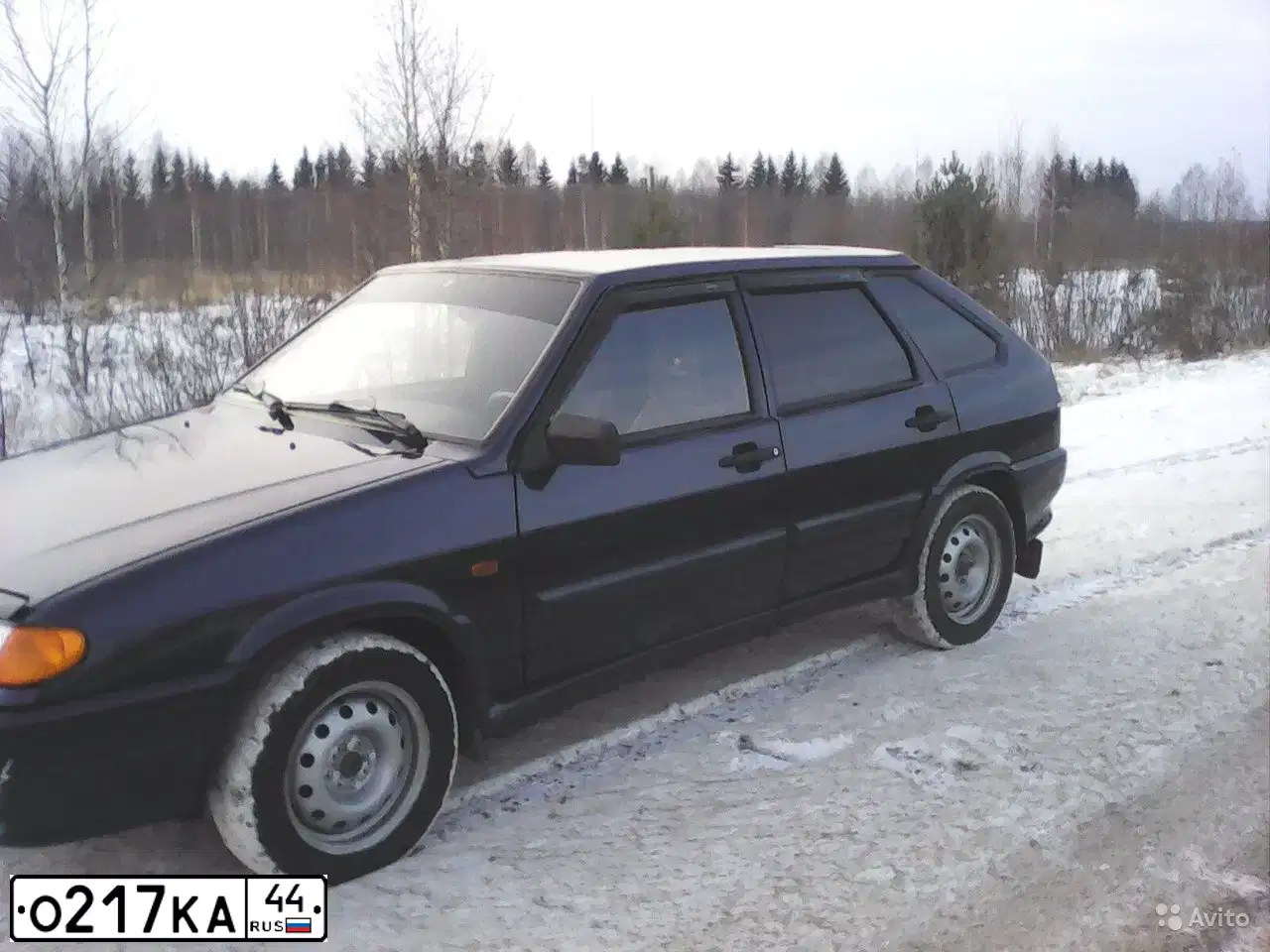 Фото автомобиля LADA 2114 SAMARA, 2011 — госномер Х140ОМ43. Цвет: СИНИЙ