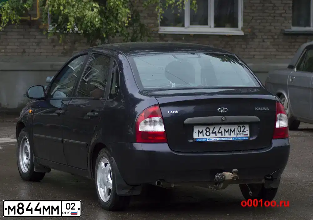 Фото автомобиля LADA 1118 KALINA, 2008 — госномер М844ММ02. Цвет: СИНЕ-ФИОЛЕТОВЫЙ