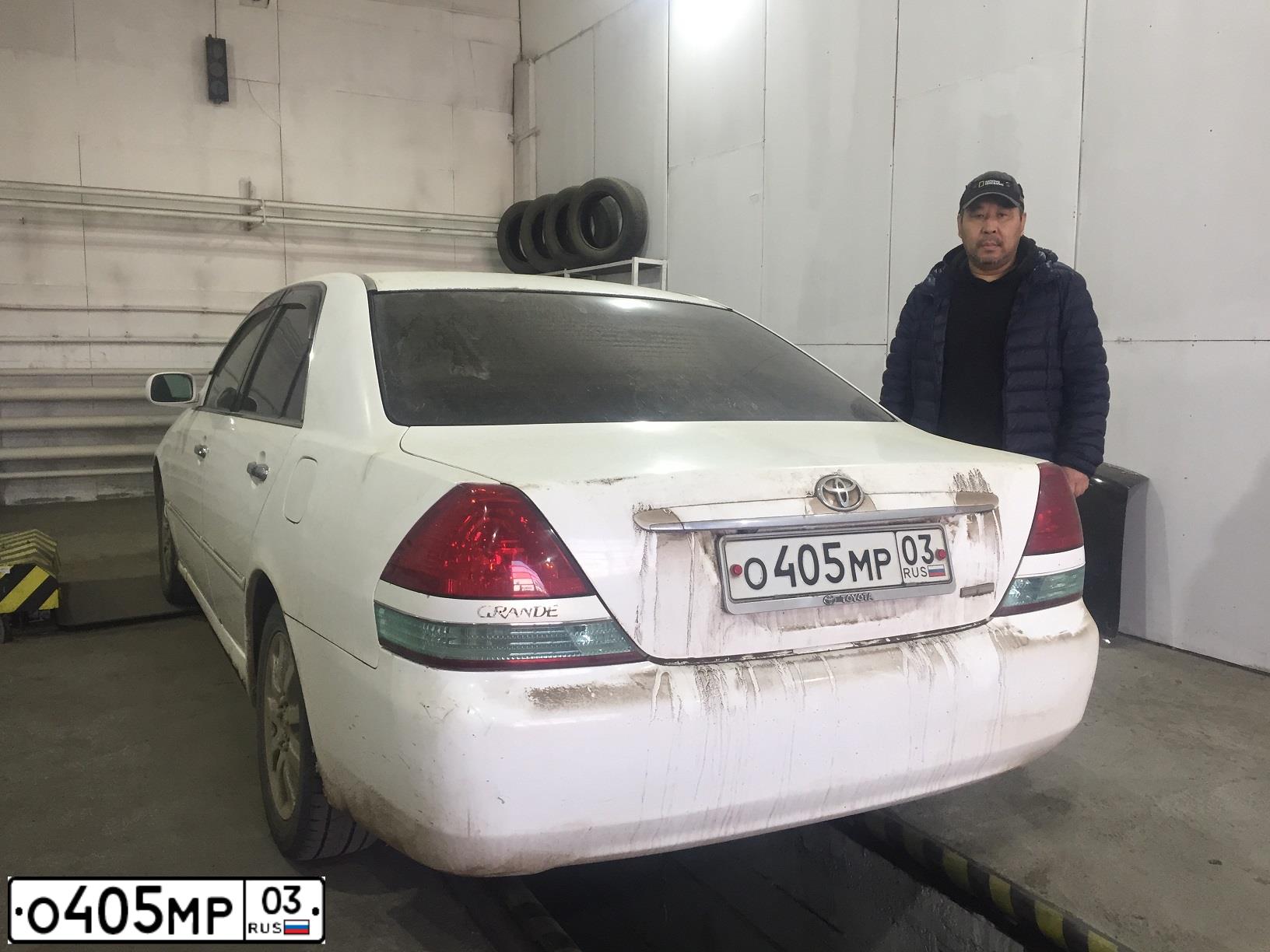 Фото автомобиля TOYOTA MARK II, 2004 — госномер Т250МС03