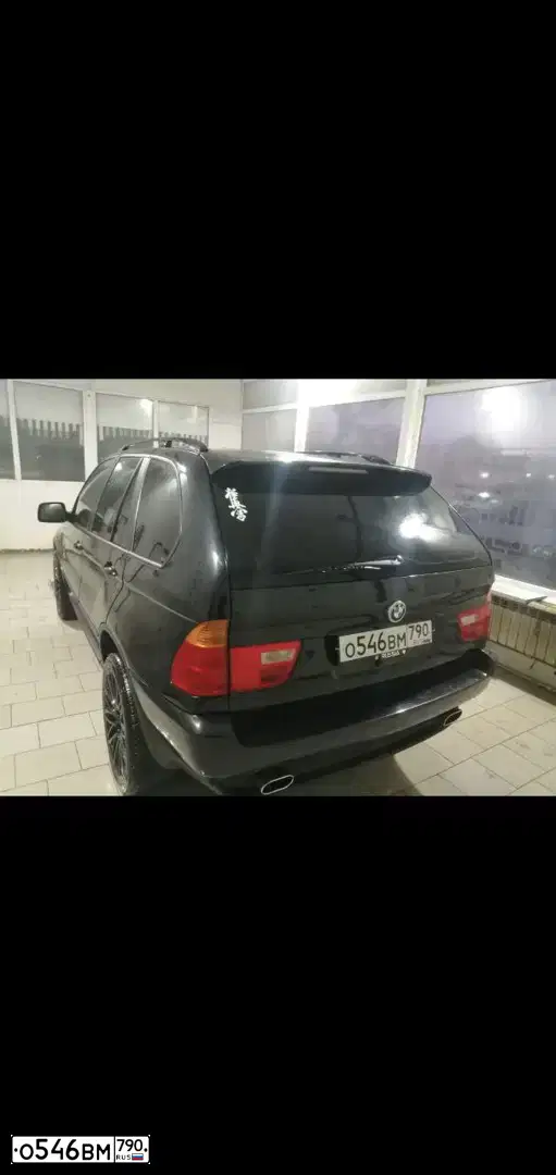 Фото автомобиля BMW X5, 2002 — госномер О546ВМ790. Цвет: ЧЕРНЫЙ