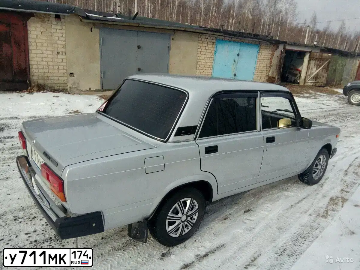 Фото автомобиля ВАЗ 210740 ЛАДА 2107, 2011 — госномер Е777ТК156. Цвет: СЕРЕБРИСТЫЙ