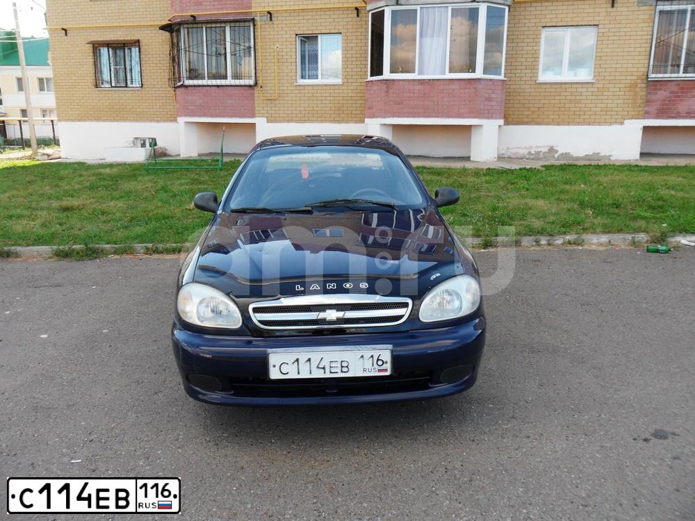 Фото автомобиля ZAZ LANOS, 2007 — госномер Т296АК185. Цвет: синий