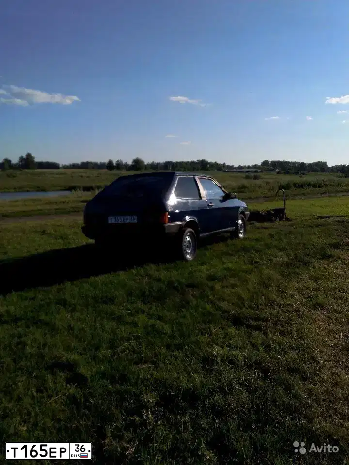 Фото автомобиля LADA 2108 SAMARA, 1986 — госномер Т165ЕР36. Цвет: СИНИЙ