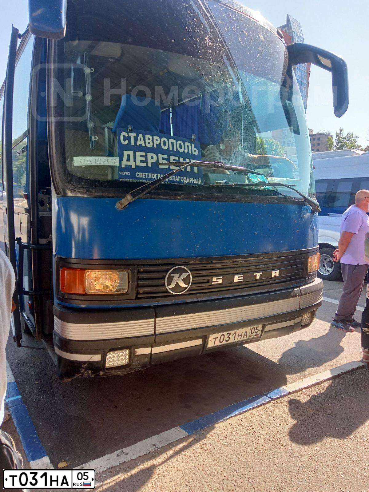 Фото автомобиля SETRA S 215, 1988 — госномер К332АУ159. Цвет: синий