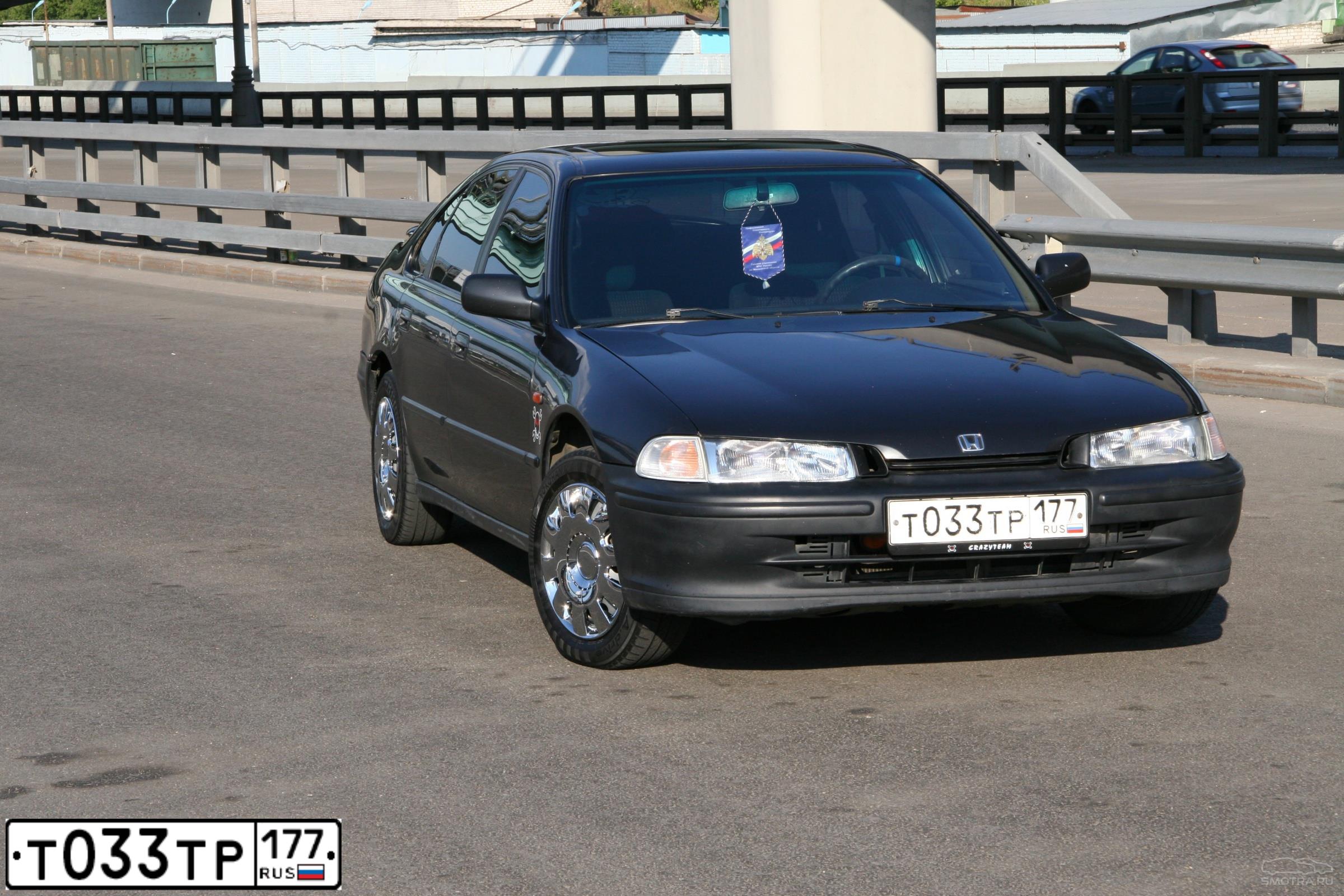 Фото автомобиля HONDA ACCORD, 1994 — госномер Т033ТР177. Цвет: ЧЕРНЫЙ