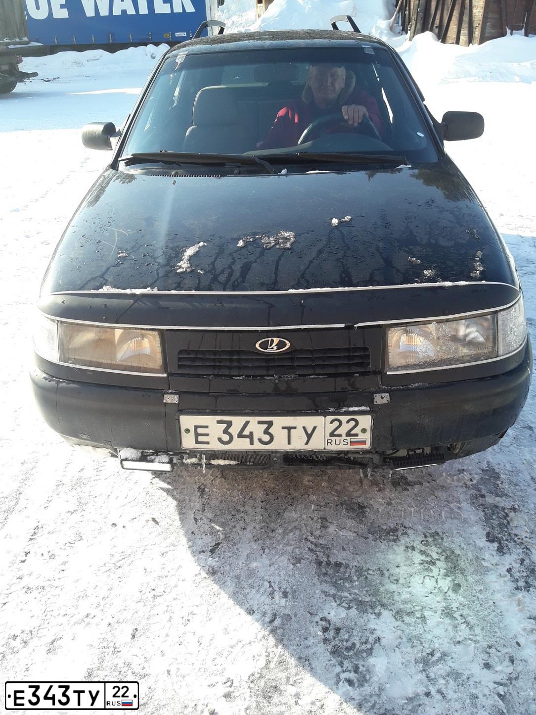 Фото автомобиля LADA 2111, 2008 — госномер Е016КР122. Цвет: СИНЕ-ЧЕРНЫЙ
