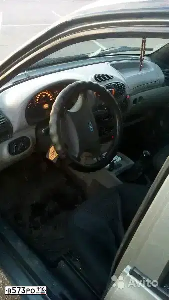 Фото автомобиля LADA 1119 KALINA, 2010 — госномер В573РО116. Цвет: Темно-серый металлик
