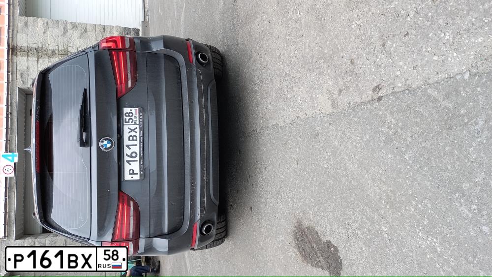 Фото автомобиля BMW X5, 2016 — госномер Р161ВХ58. Цвет: ТЕМНО-СЕРЫЙ