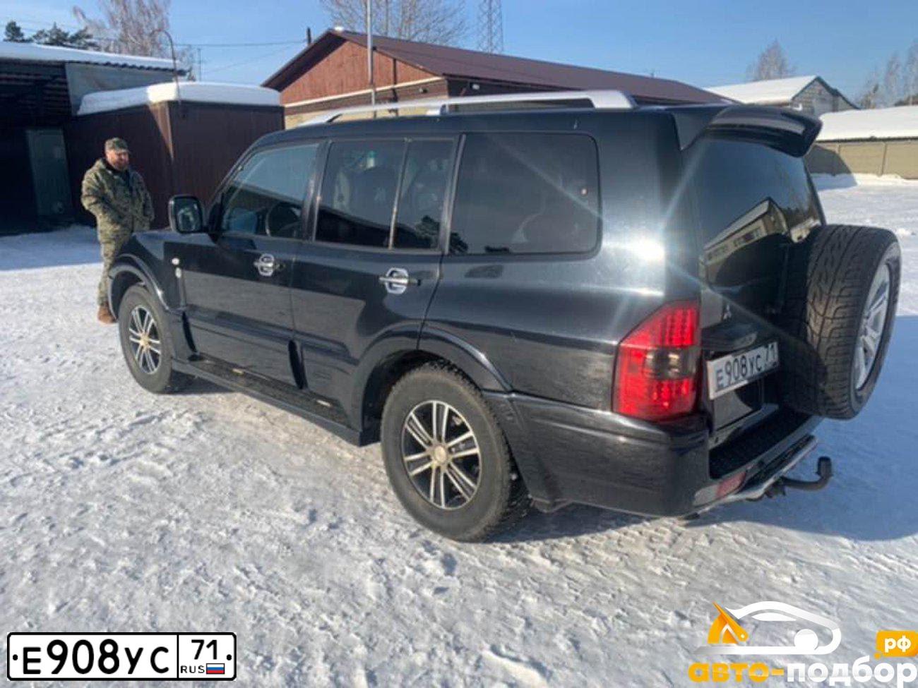 Фото автомобиля MITSUBISHI PAJERO, 2006 — госномер Х297ТР33. Цвет: ЧЕРНЫЙ