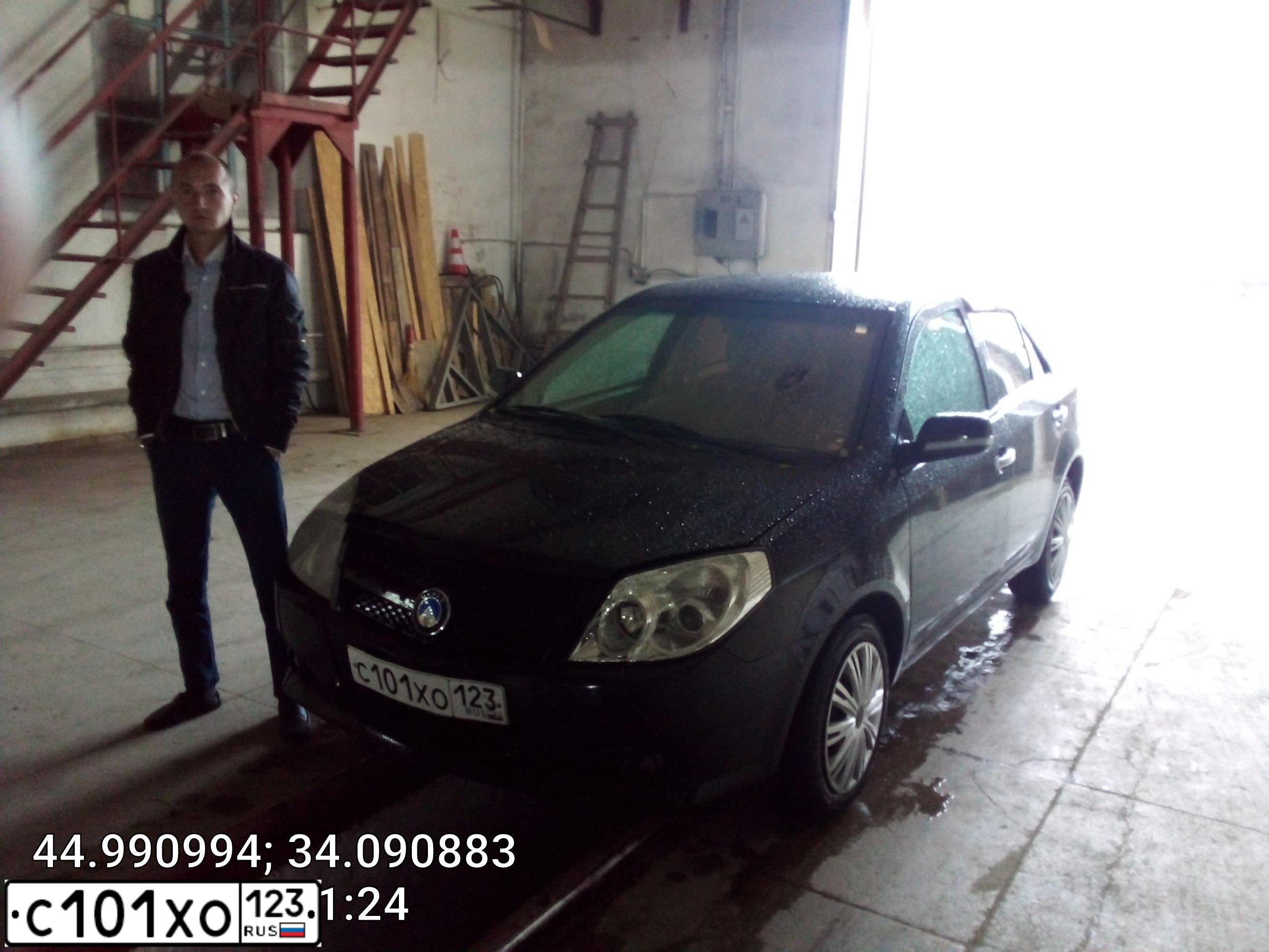 Фото автомобиля GEELY Y MK, 2008 — госномер Т999МР93. Цвет: ЧЕРНЫЙ