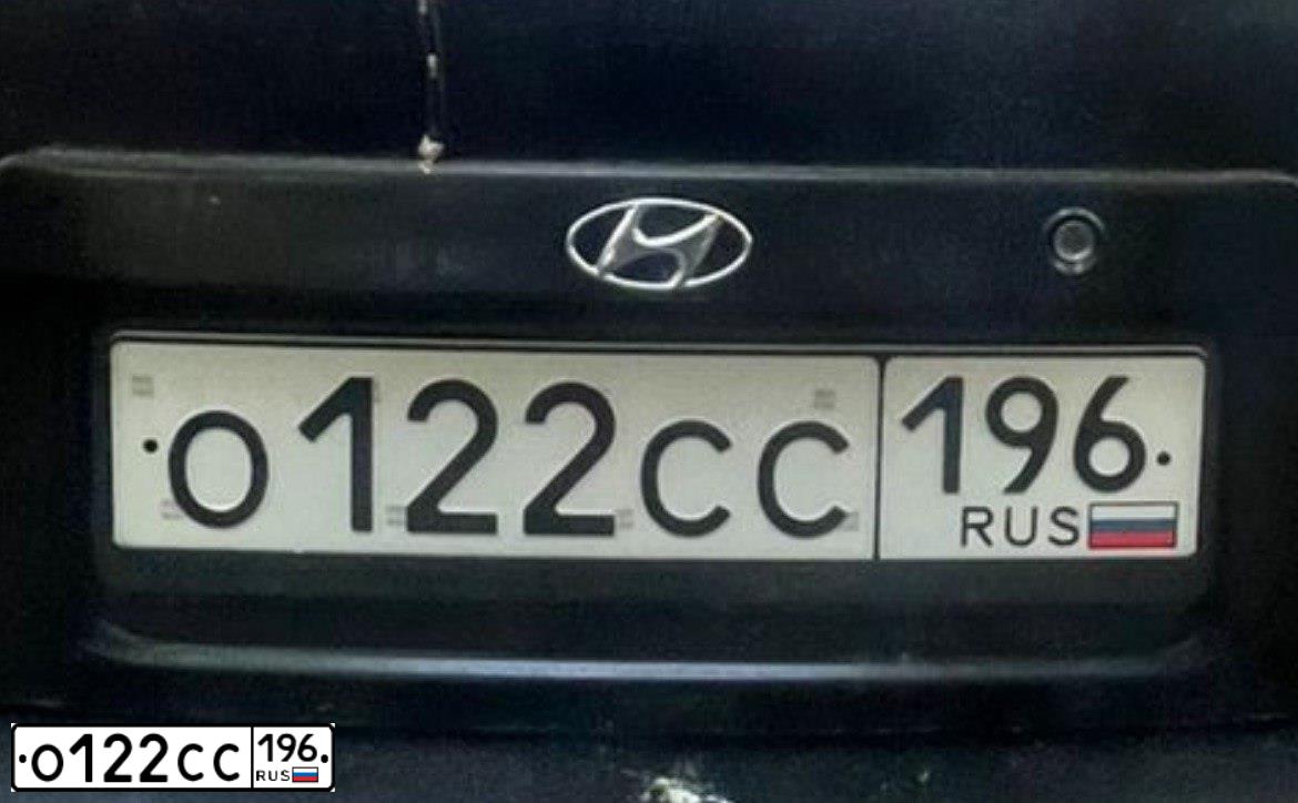 Фото автомобиля TAGAZ ACCENT, 2006 — госномер О122СС196. Цвет: ЧЕРНЫЙ