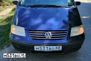 Фото автомобиля VOLKSWAGEN SHARAN, 2002 — госномер М531ВО68. Цвет: ТЕМНО-СИНИЙ