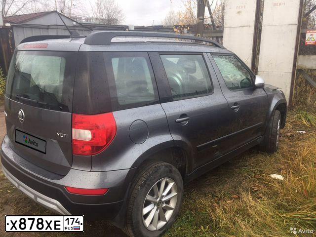 Фото автомобиля SKODA YETI, 2017 — госномер Х878ХЕ174. Цвет: Белый