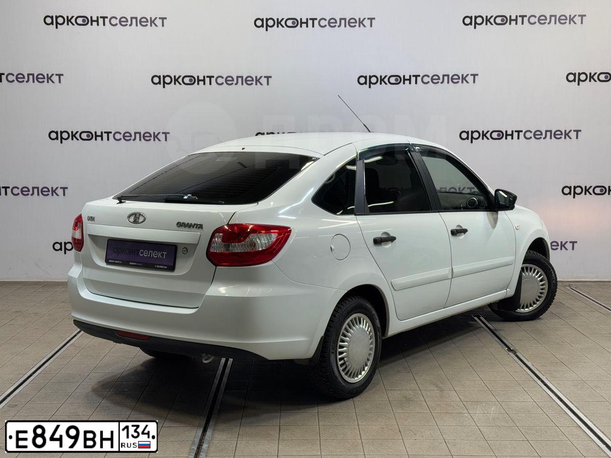 Фото автомобиля LADA 2191 GRANTA, 2017 — госномер Е849ВН134. Цвет: Белый