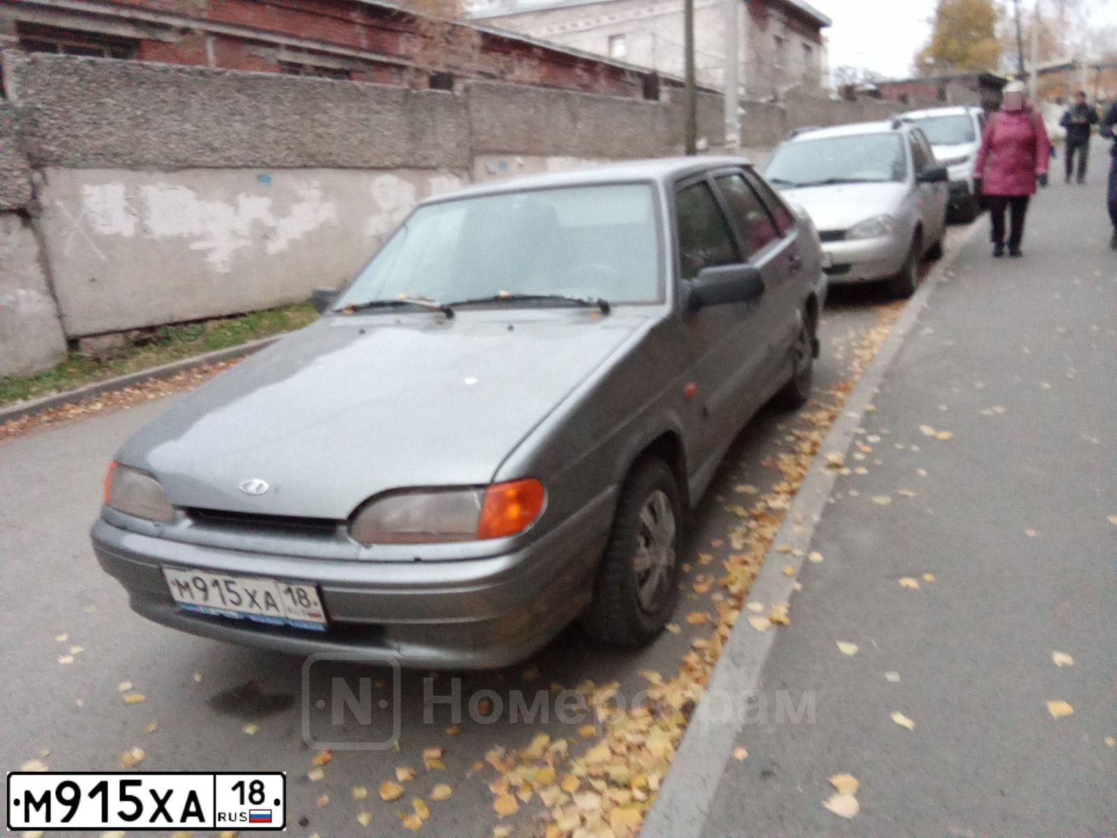 Фото автомобиля LADA 2115 SAMARA, 2010 — госномер М915ХА18. Цвет: СР..СЕРО-ЗЕЛЕНЫЙ МЕТАЛЛИК
