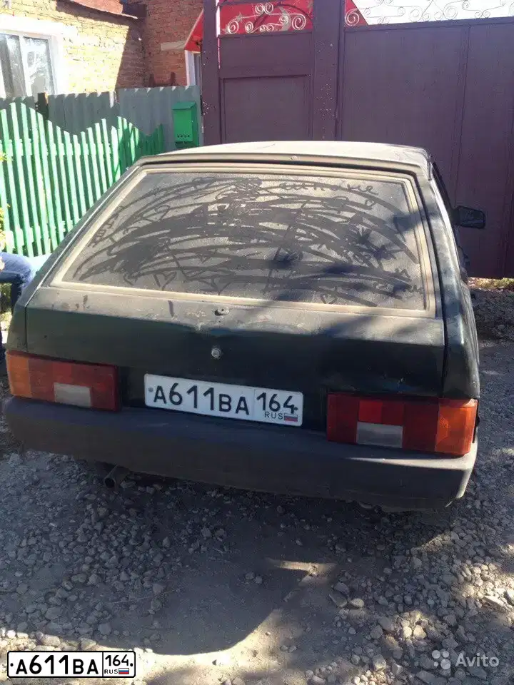 Фото автомобиля LADA 2109, 2003 — госномер С717РЕ58. Цвет: Темно-зеленый