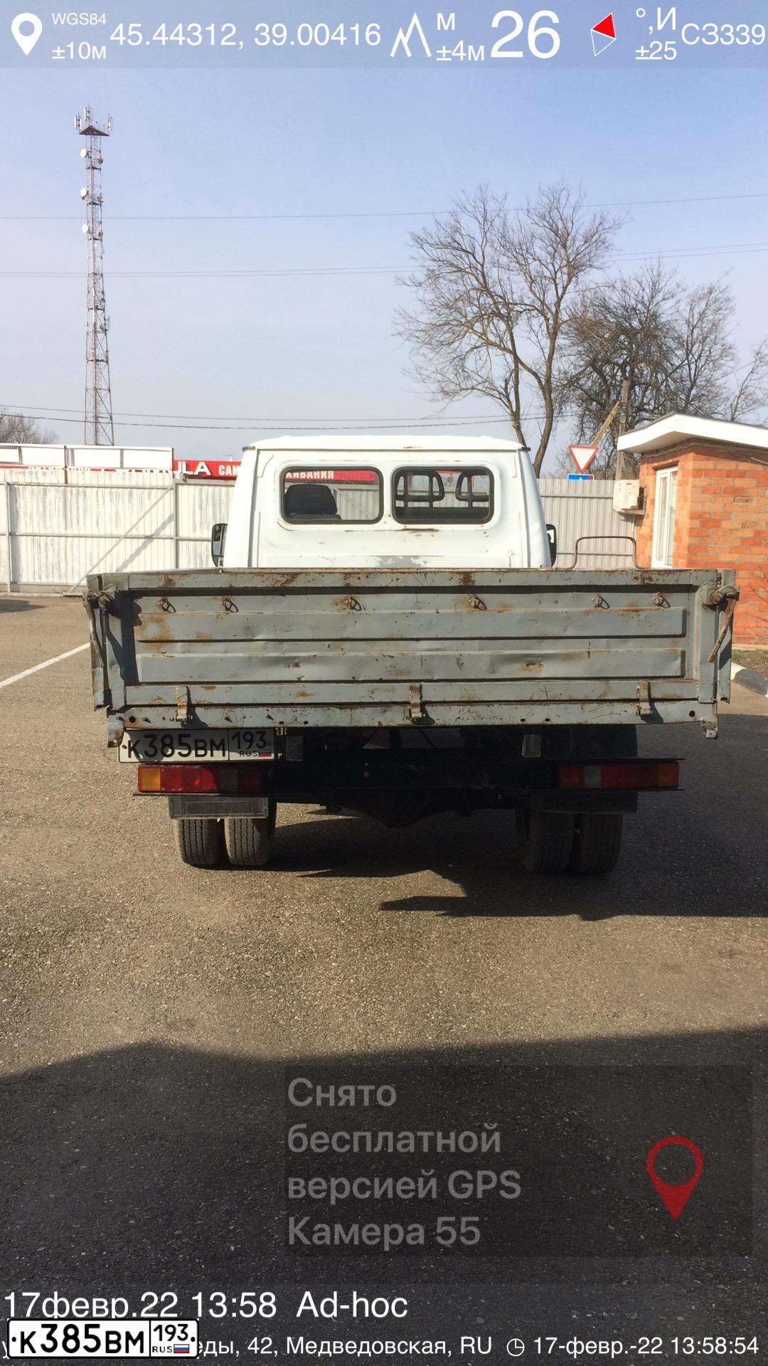 Фото автомобиля GAZ 3302 EL, 2005 — госномер А472СС61. Цвет: Белый