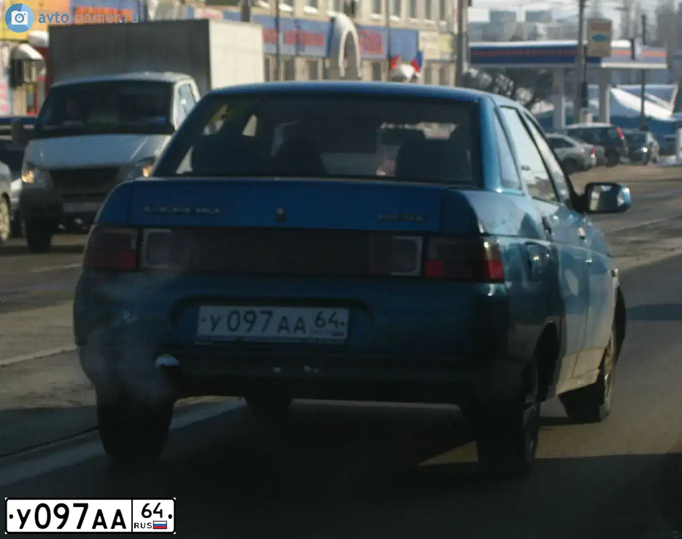Фото автомобиля LADA 2110, 1996 — госномер Р206НЕ64. Цвет: СИНЕ ЗЕЛЕНЫЙ