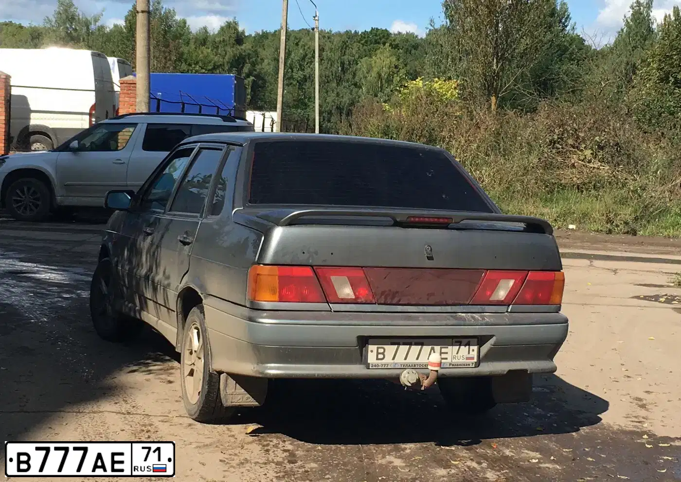 Фото автомобиля LADA 2115 SAMARA, 2005 — госномер У227УТ71. Цвет: СРЕДНИЙ СЕРО-ЗЕЛЕНЫЙ МЕТ