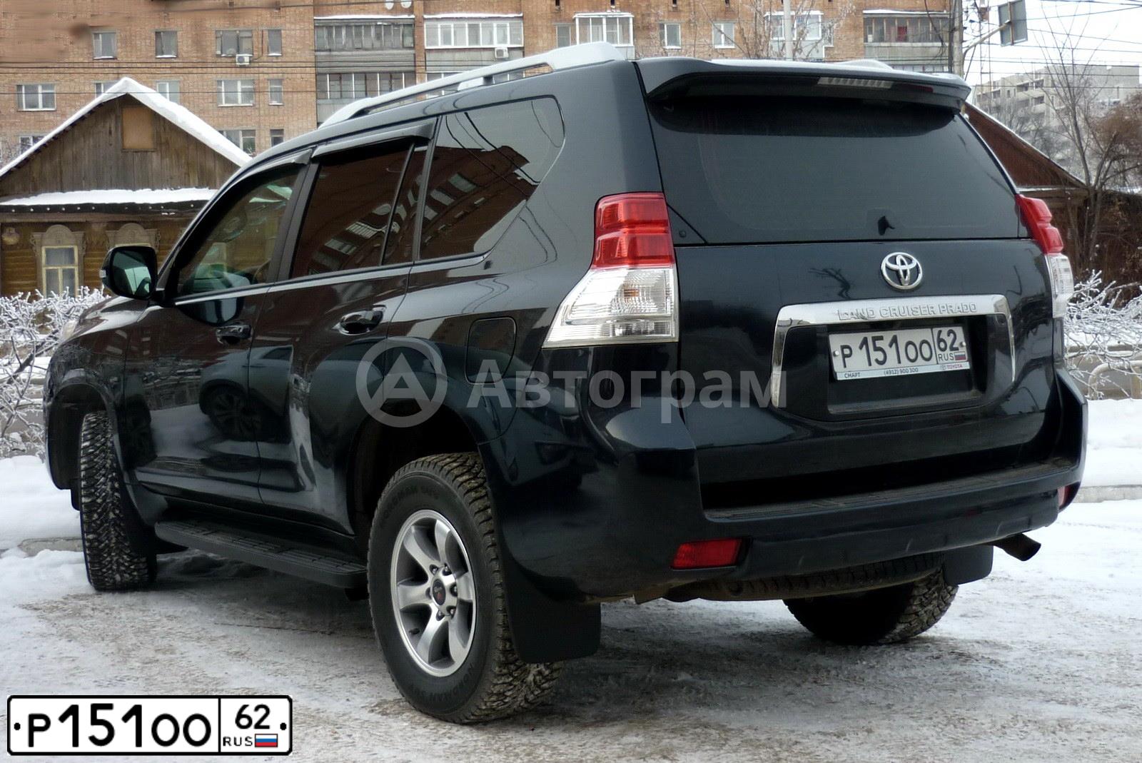 Фото автомобиля TOYOTA LANDCRUISER, 2012 — госномер Р151ОО62. Цвет: ТЕМНО-СЕРЫЙ