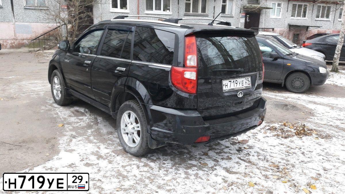 Фото автомобиля GREAT WALL HOVER, 2010 — госномер Н719УЕ29. Цвет: ЧЕРНЫЙ