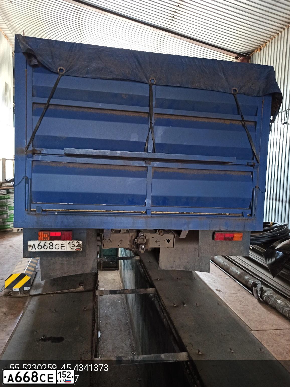 Фото автомобиля KAMAZ 53212 /6X4/, 1999 — госномер А668СЕ152. Цвет: Серый