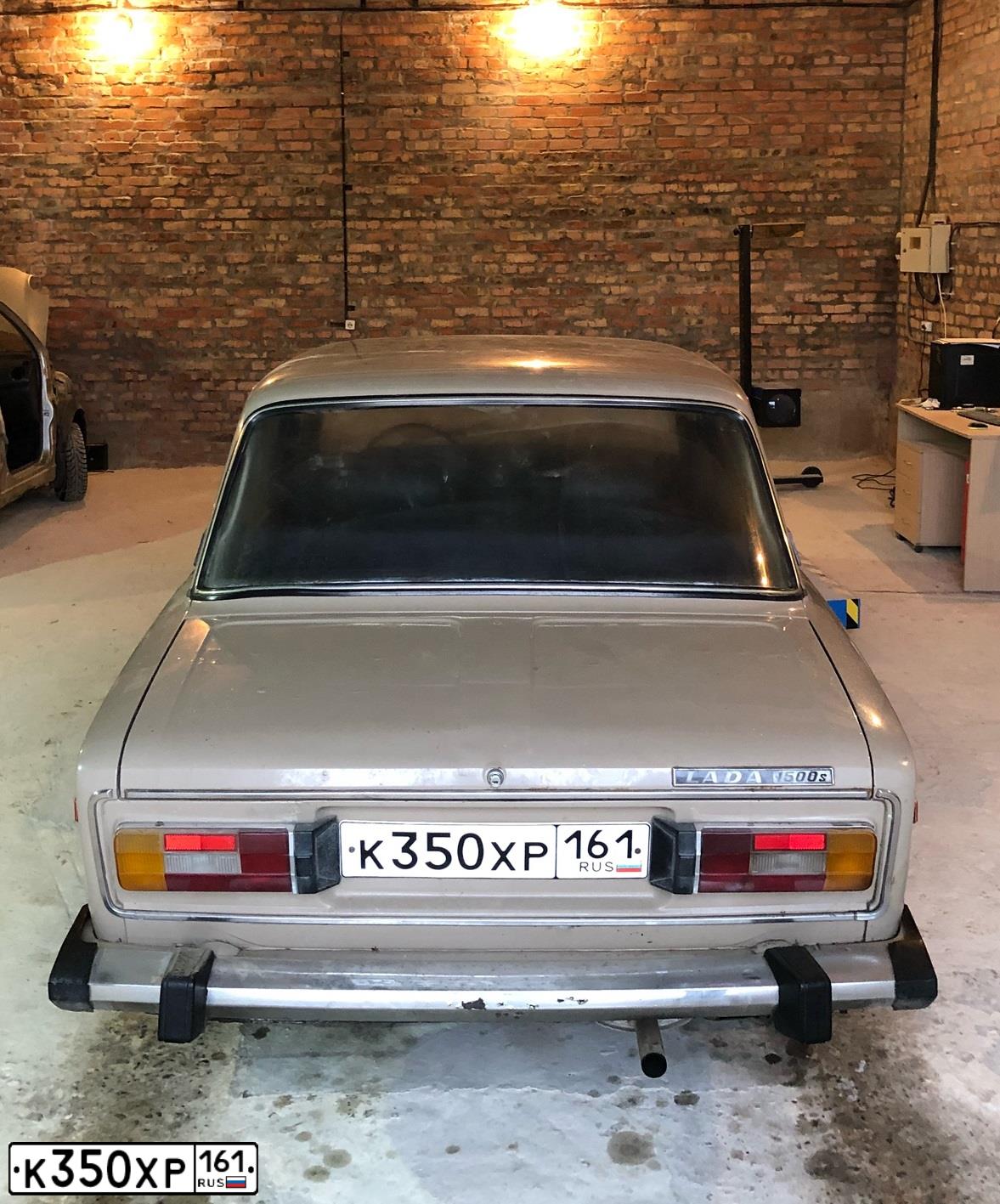 Фото автомобиля LADA 2106, 1985 — госномер М461КТ761. Цвет: ТЕМНО - БЕЖЕВЫЙ