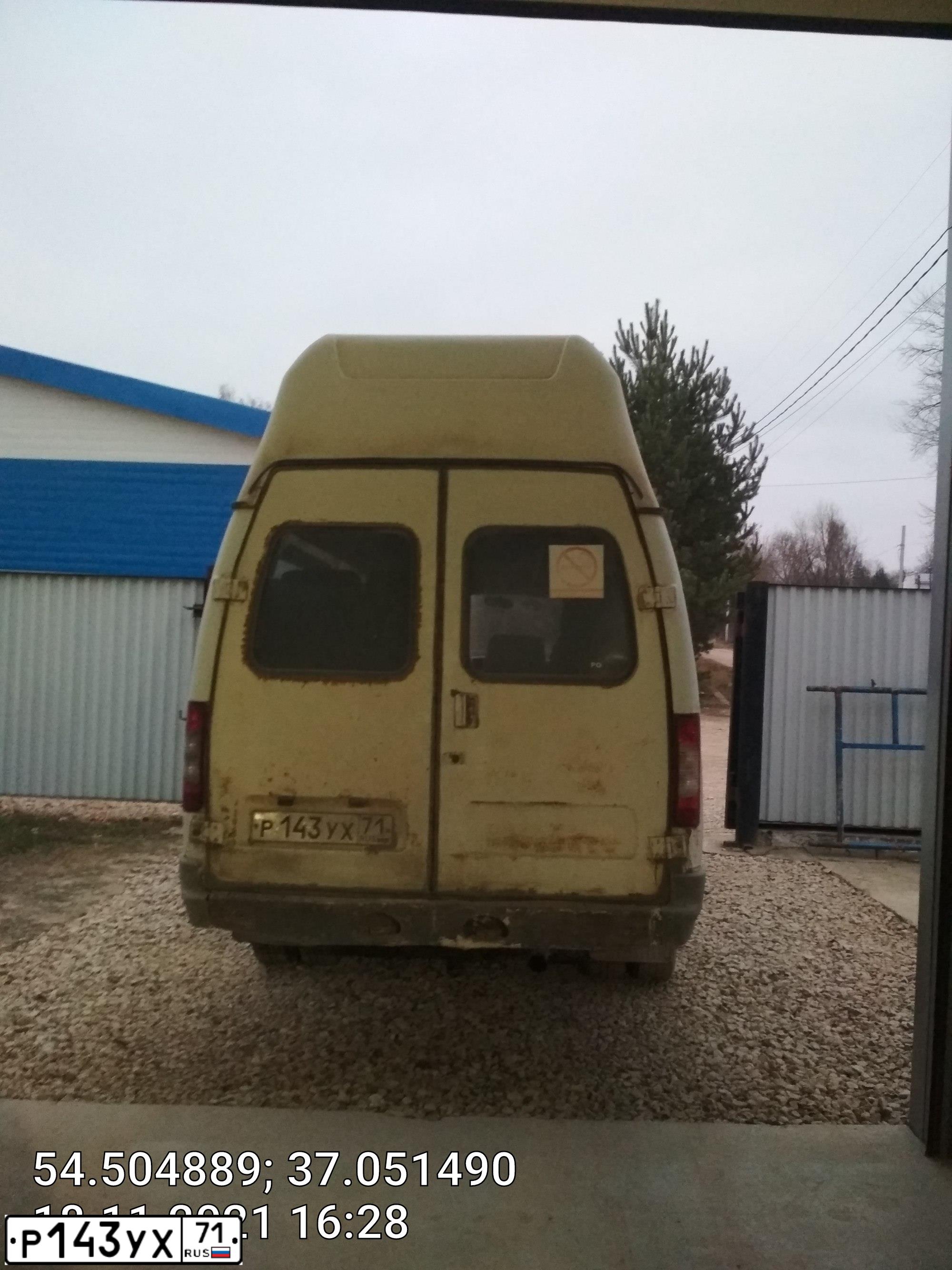 Фото автомобиля GAZ 3221 EL, 2012 — госномер У666УК36. Цвет: БЕЛЫЙ