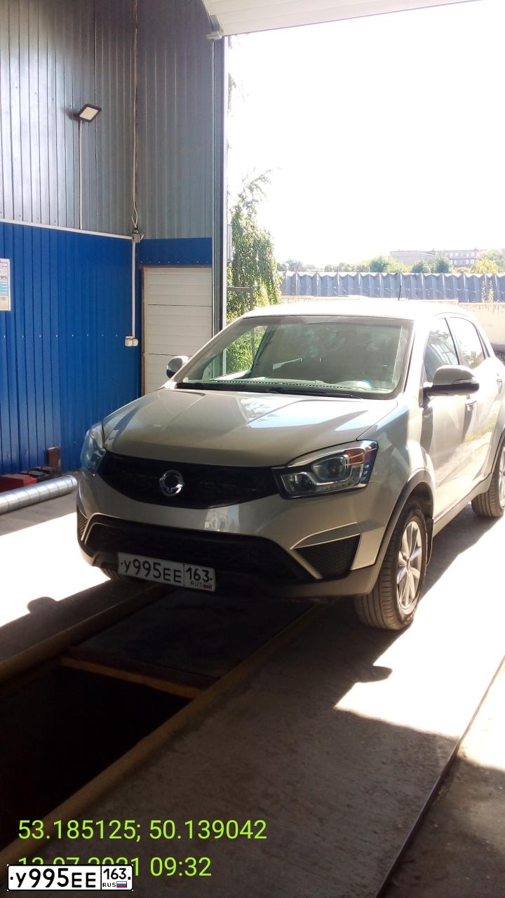 Фото автомобиля SSANGYONG ACTYON, 2014 — госномер У995ЕЕ163