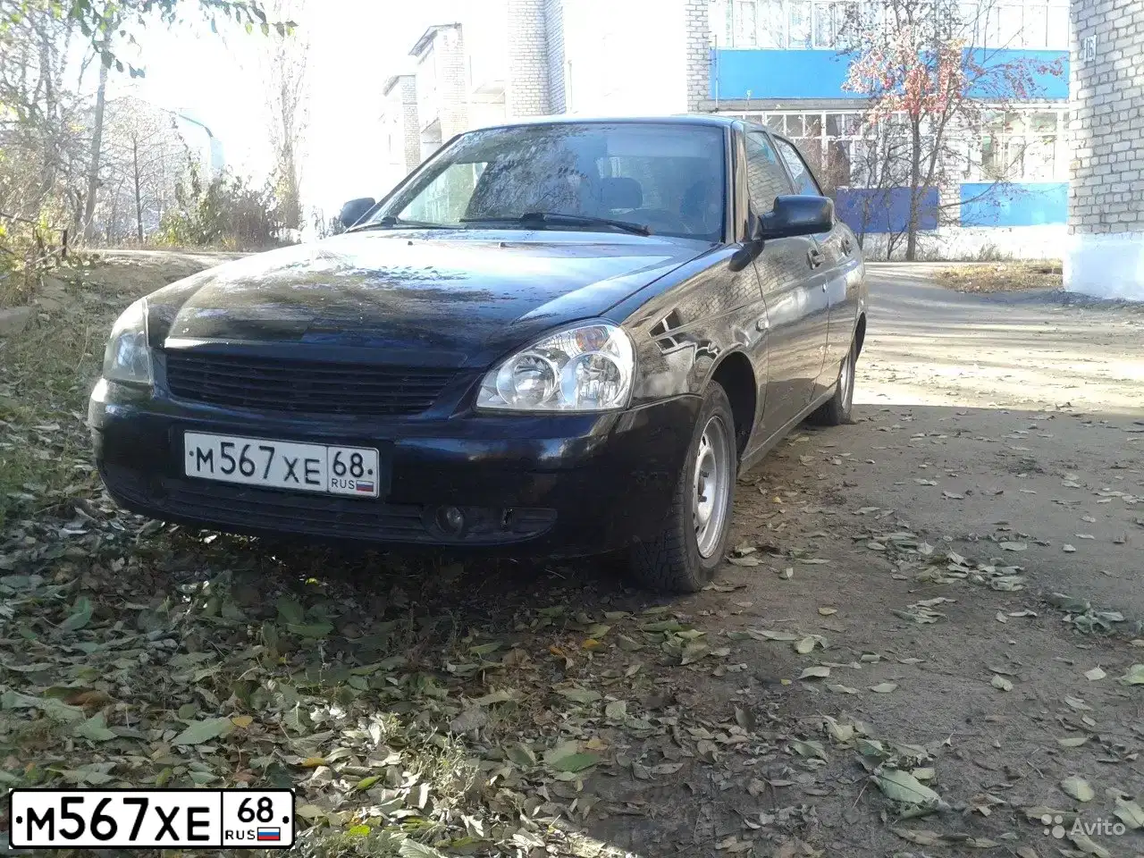 Фото автомобиля LADA 2170 PRIORA, 2009 — госномер М333КМ68. Цвет: Сине-Черный