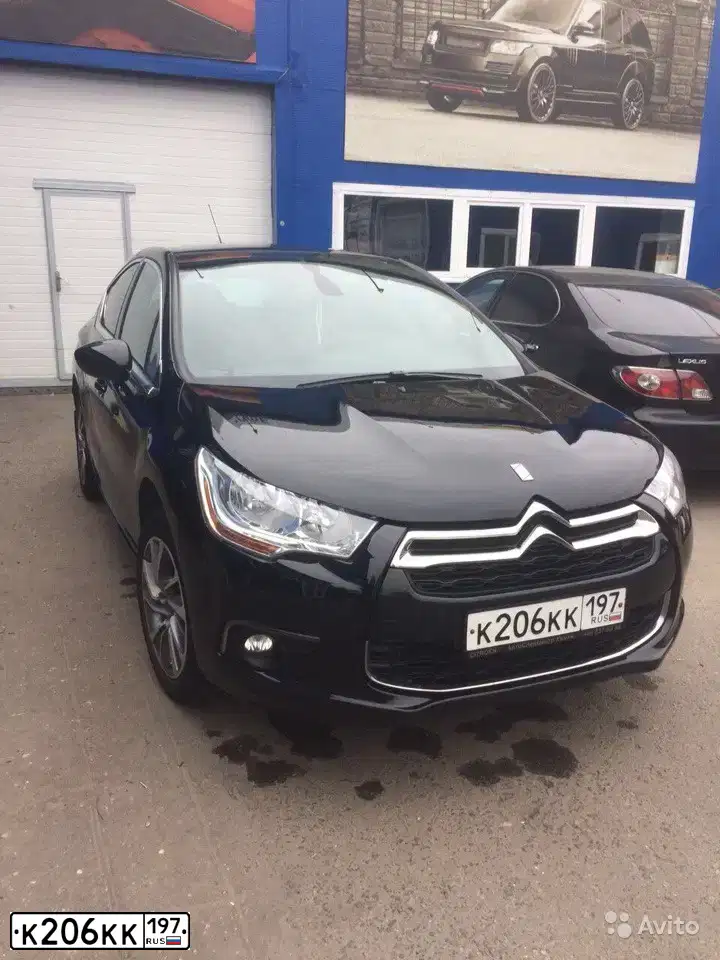 Фото автомобиля CITROEN DS4, 2012 — госномер Е733МН799. Цвет: ЧЕРНЫЙ