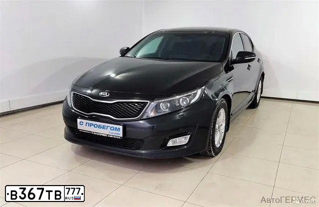 Фото автомобиля KIA OPTIMA, 2015 — госномер В575ОХ790. Цвет: ЧЕРНЫЙ