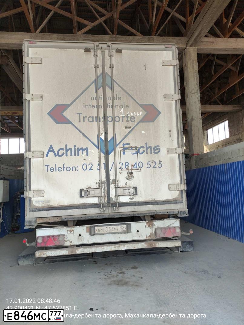 Фото автомобиля SCANIA SERIE R /4X2/, 2008 — госномер Е846МС777. Цвет: БЕЛЫЙ