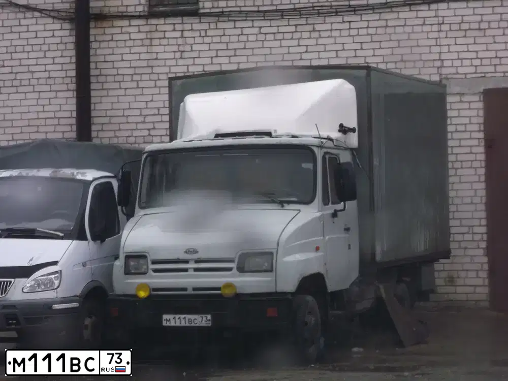 Фото автомобиля ЗИЛ 3797/-5301БО, 2000 — госномер М111ВС73. Цвет: Белый