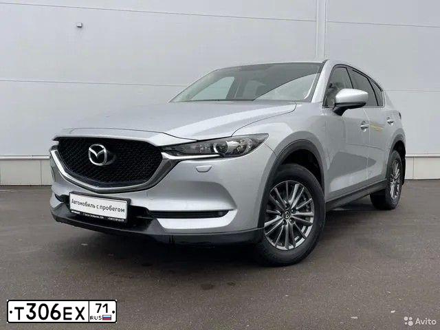 Фото автомобиля MAZDA CX-5, 2017 — госномер У767ОХ71. Цвет: Серый