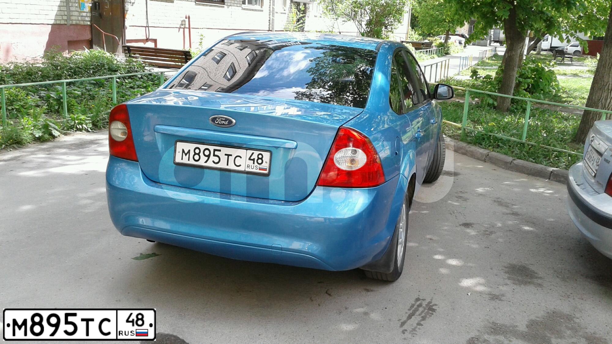 Фото автомобиля ФОРД ФОКУС, 2008 — госномер О744УН06. Цвет: ЯРКО-ГОЛУБОЙ