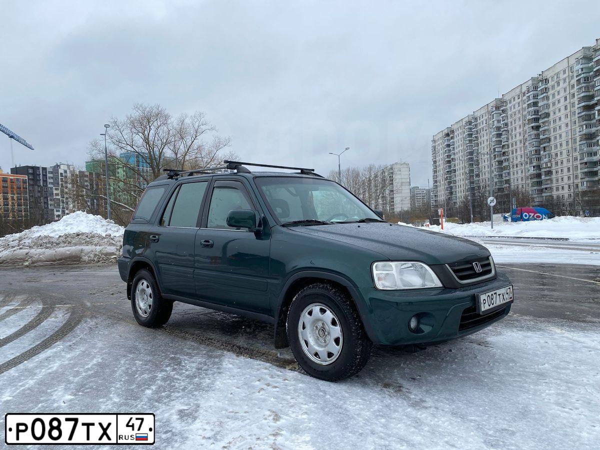 Фото автомобиля HONDA ХОНДАСR-V, 1999 — госномер Р087ТХ47. Цвет: ЗЕЛЕНЫЙ