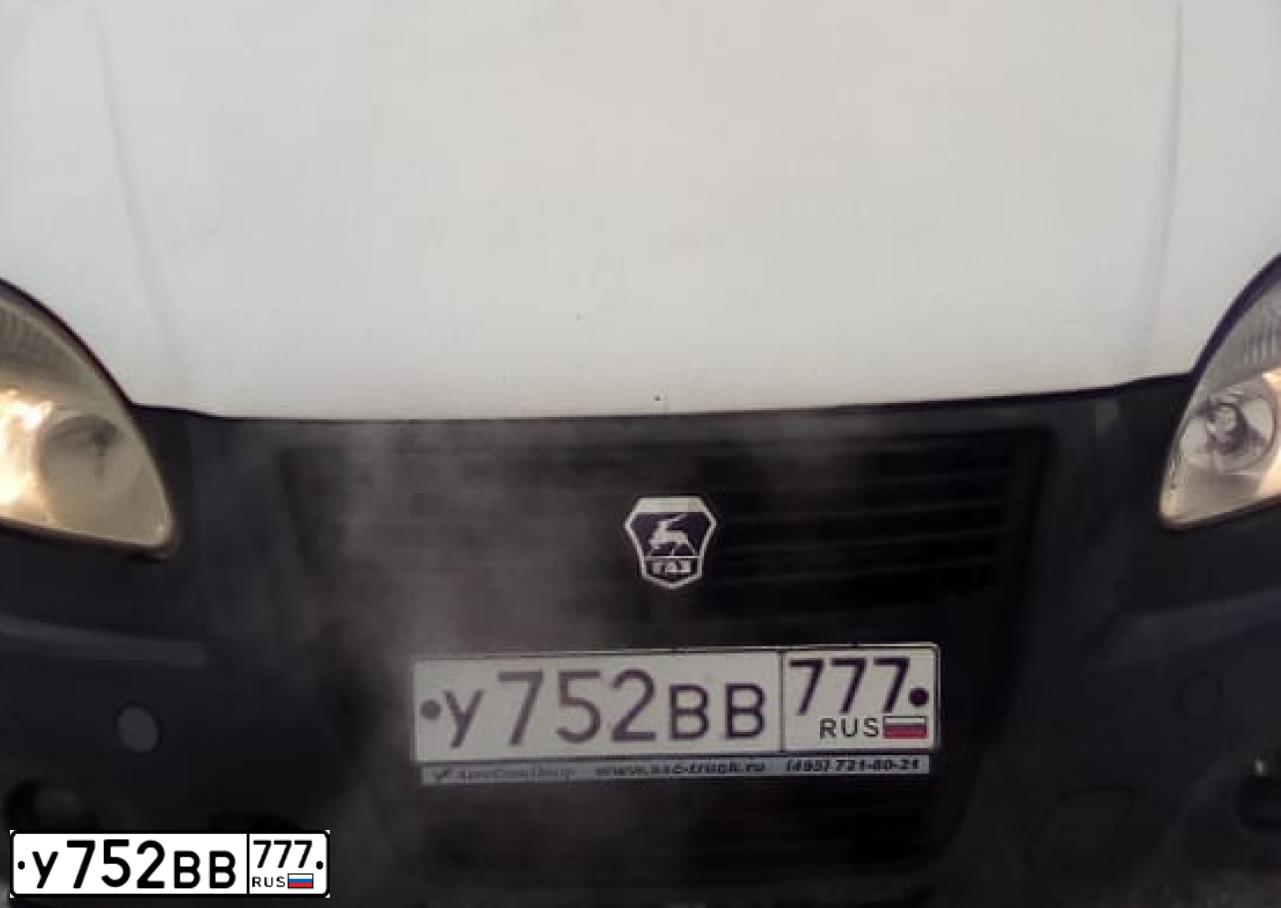 Фото автомобиля GAZ 3302 EL, 2013 — госномер У752ВВ777. Цвет: Белый