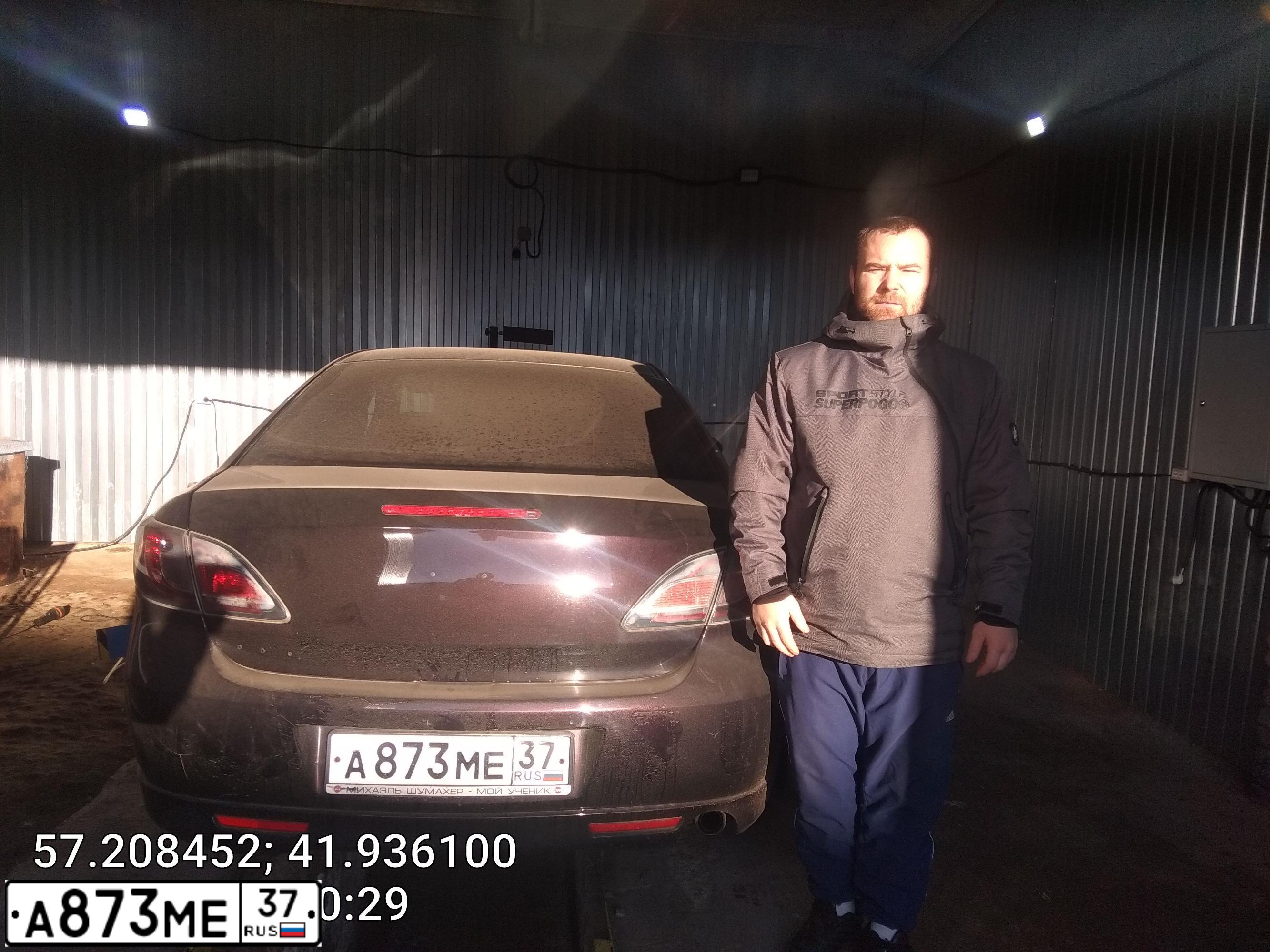 Фото автомобиля MAZDA 6, 2007 — госномер К142АО37