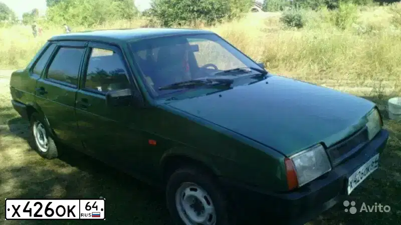 Фото автомобиля LADA 2109 SAMARA, 2000 — госномер Х657ОХ90. Цвет: ЗЕЛЕНЫЙ МЕТАЛЛИК