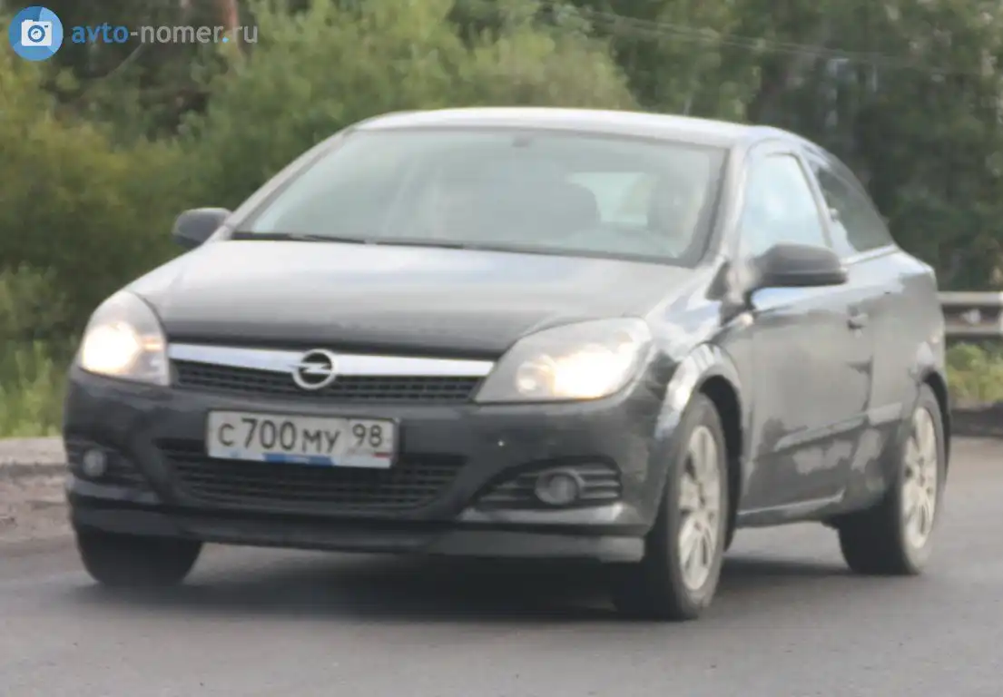 Фото автомобиля OPEL ASTRA, 2007 — госномер Н547МО178. Цвет: ЧЕРНЫЙ