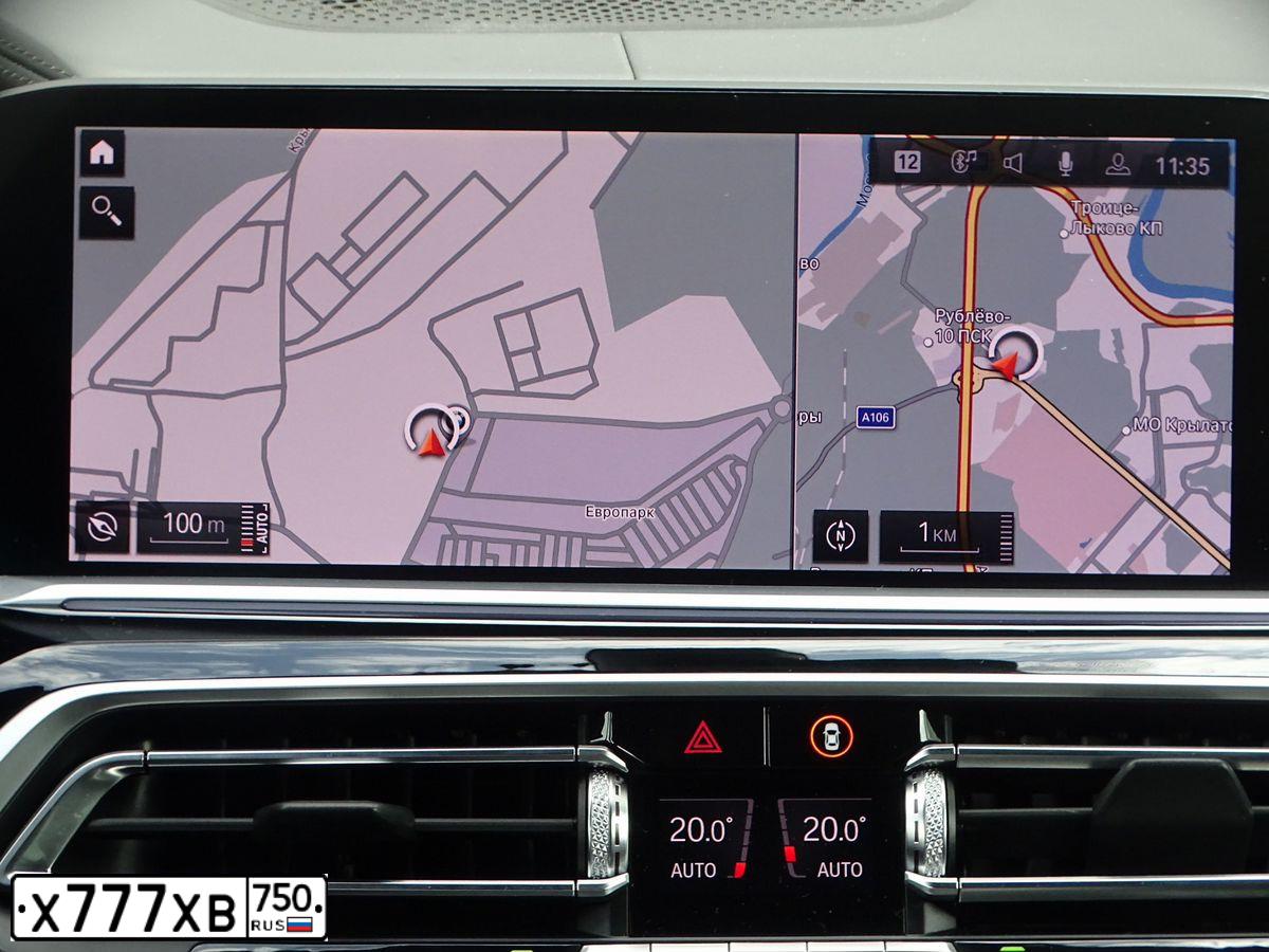 Фото автомобиля BMW X7, 2019 — госномер О505ОО02. Цвет: ЧЕРНЫЙ