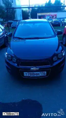 Фото автомобиля CHEVROLET AVEO, 2013 — госномер Т788ММ116. Цвет: ЧЕРНЫЙ МЕТАЛЛИК