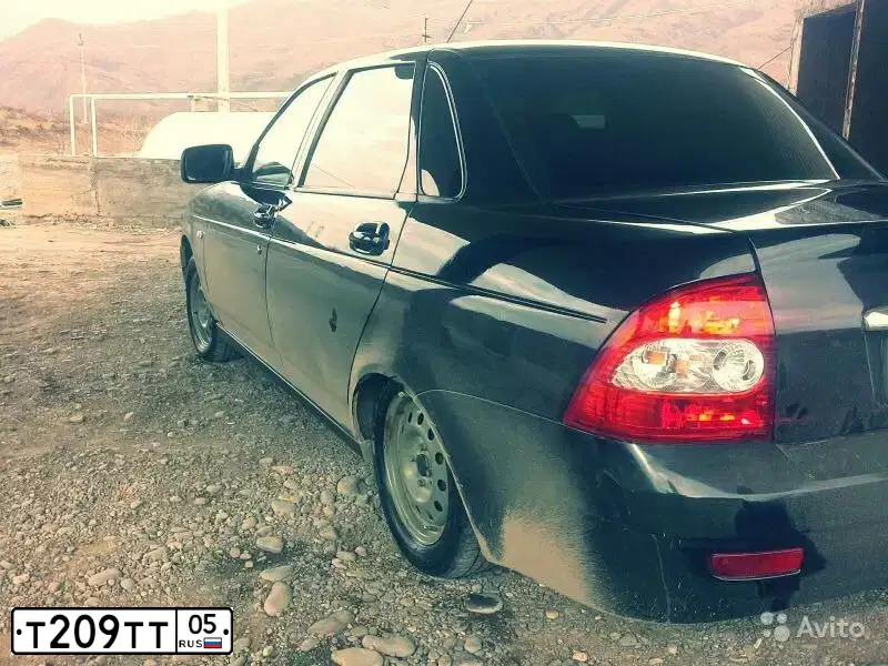 Фото автомобиля LADA 2170 PRIORA, 2008 — госномер Т209ТТ05. Цвет: Сине-Черный
