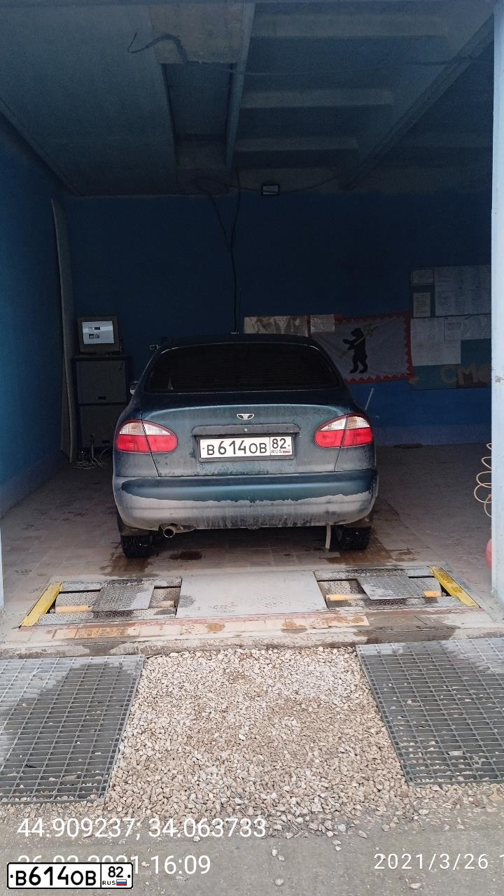 Фото автомобиля DAEWOO Lanos, 2004 — госномер В614ОВ82