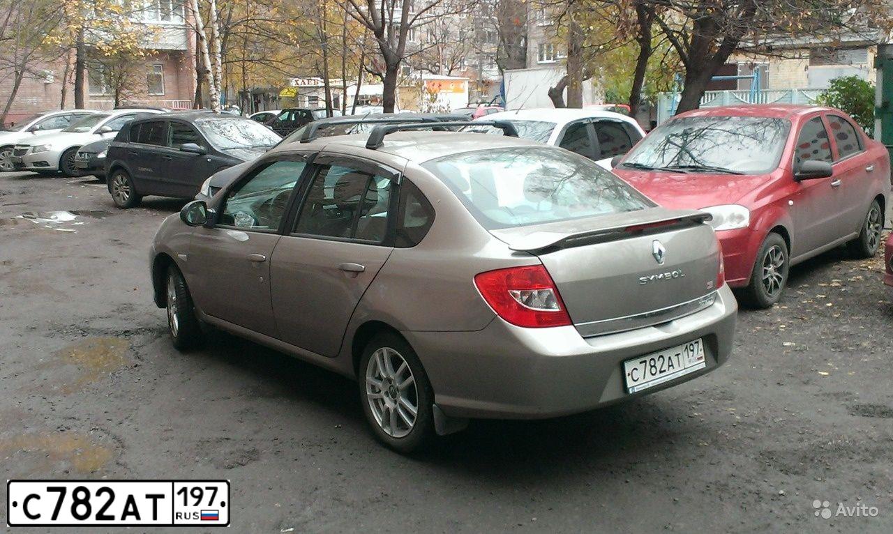Фото автомобиля RENAULT SYMBOL, 2010 — госномер У626ВС136. Цвет: БЕЖЕВЫЙ