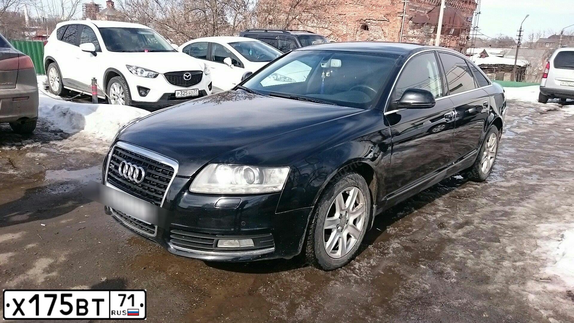 Фото автомобиля AUDI A6, 2009 — госномер Т144СА199. Цвет: ЧЕРНЫЙ